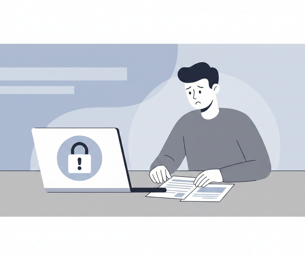 PayPal account permanently limited warning illustration