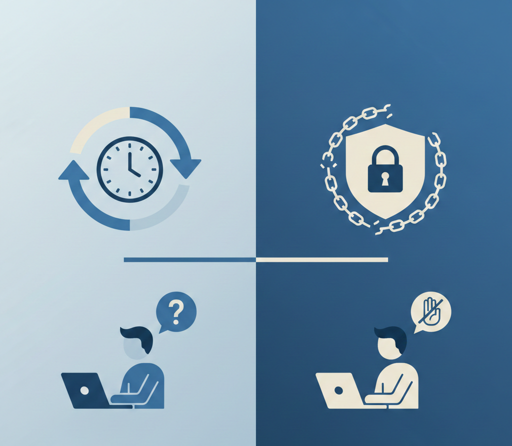 PayPal payment pending vs on hold comparison illustration