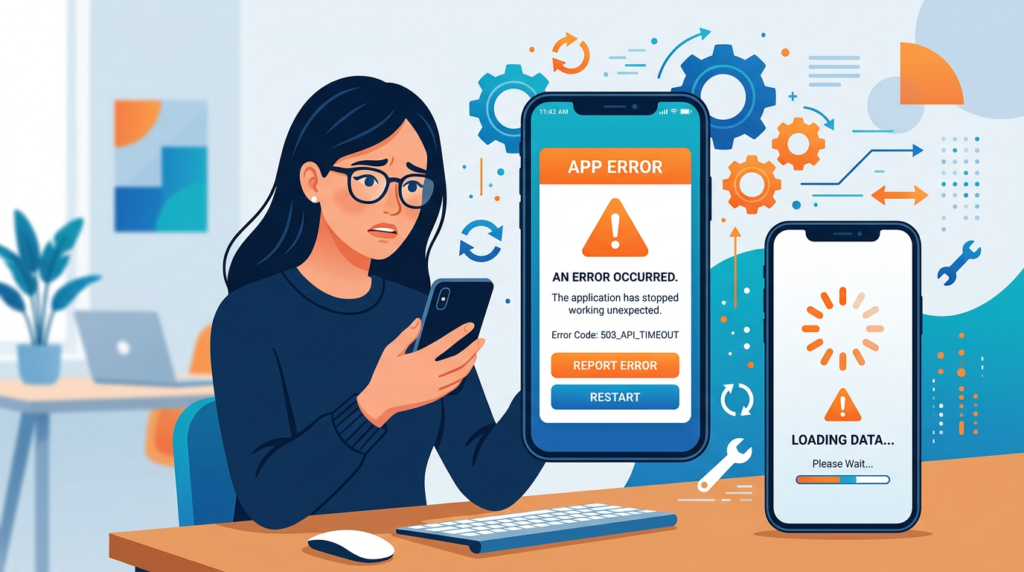 app not working on Android or iPhone